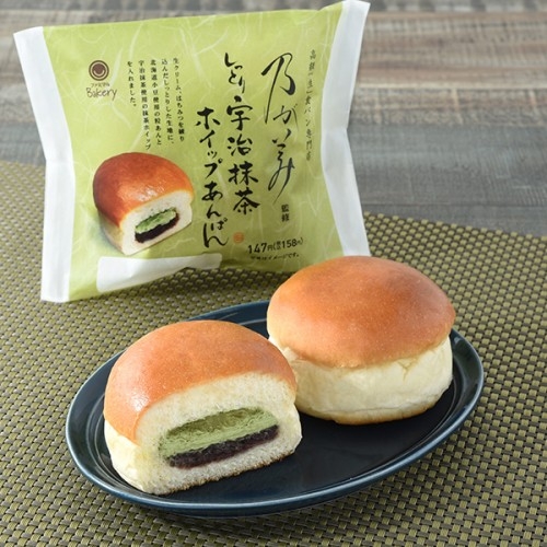 乃が美監修「しっとり宇治抹茶ホイップあんぱん」を発売--ファミマ